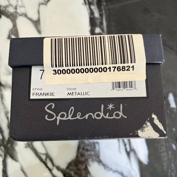 Splendid Metallic Gold and Silver "Frankie" Sandals - Size 7 - Brand New in Box - Picture 7 of 7